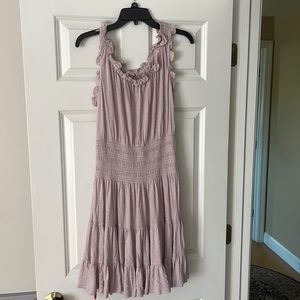 Rebecca Taylor lavender ruffle dress